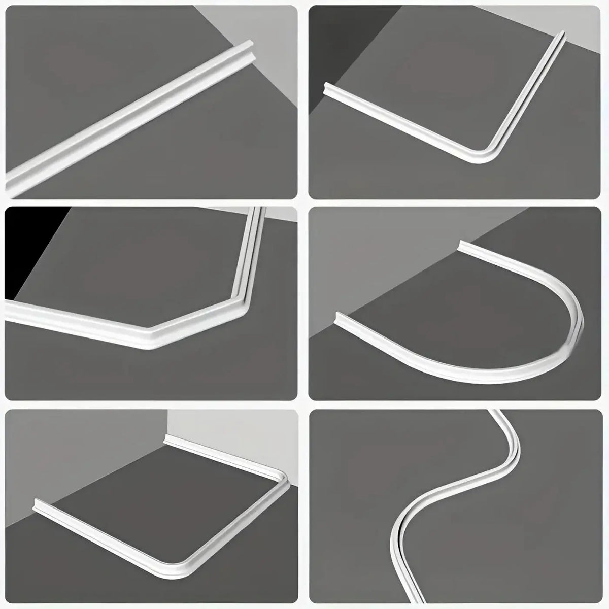 Flexible Silicone Water Barrier Strip for Shower and Floor