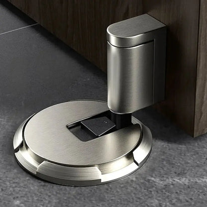 Floor Mounted Door Stopper with Locking Pedal