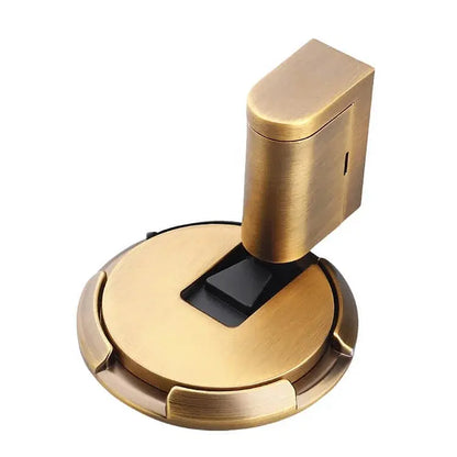 Floor Mounted Door Stopper with Locking Pedal