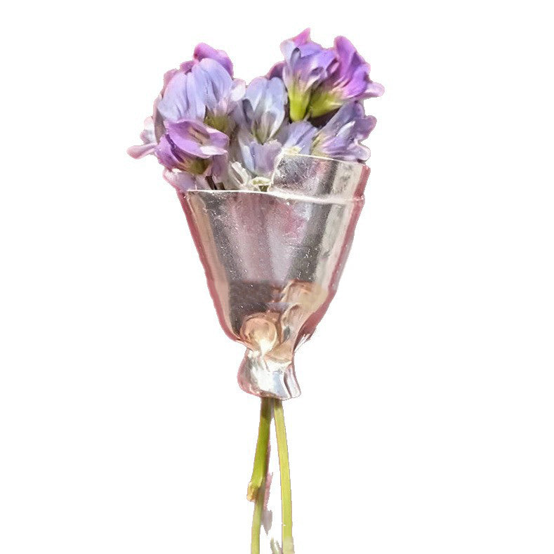 Floral Bouquet Brooch Metal Flower Pin