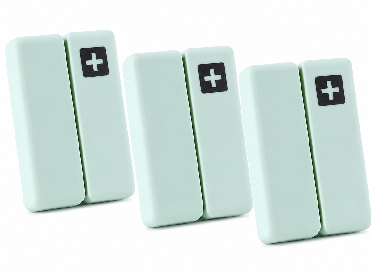 Foldable 7 Compartment Travel Pill Organizer
