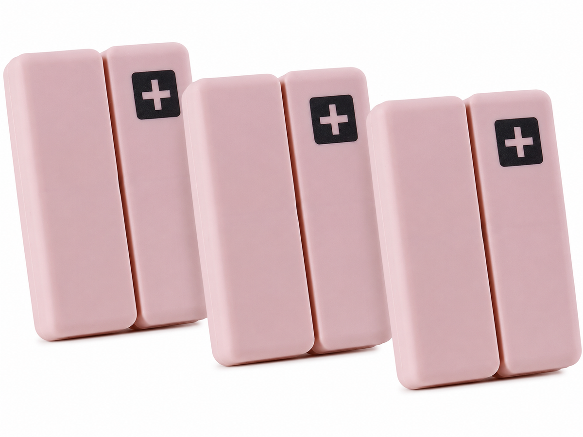 Foldable 7 Compartment Travel Pill Organizer