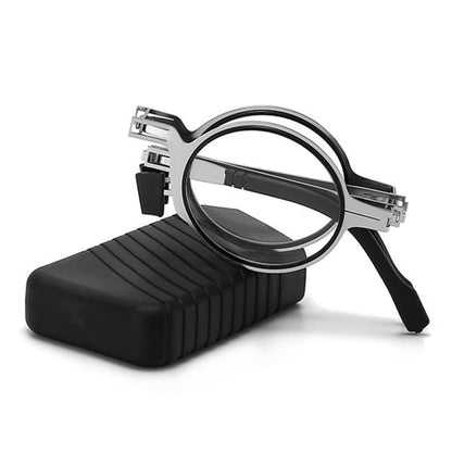 Foldable Blue Light Reading Glasses with Screwless Frame