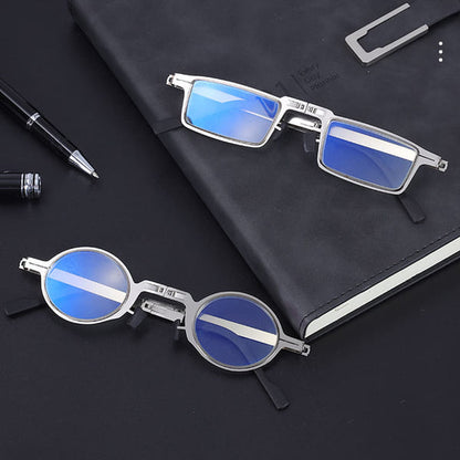 Foldable Blue Light Reading Glasses with Screwless Frame