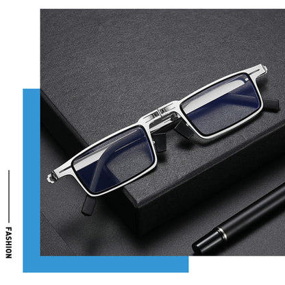 Foldable Blue Light Reading Glasses with Screwless Frame