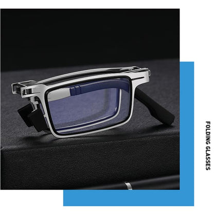Foldable Blue Light Reading Glasses with Screwless Frame