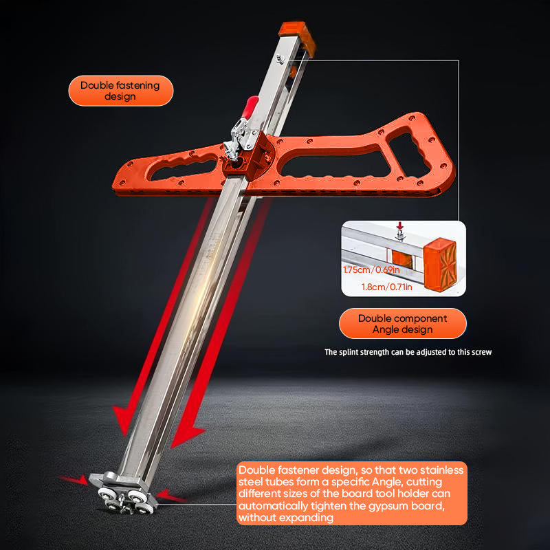 Foldable Drywall Cutting Tool for Gypsum Board