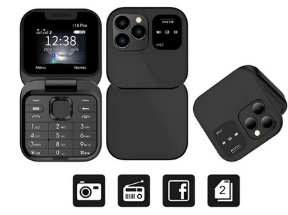 Foldable Dual SIM Feature Phone With Camera