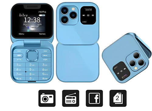 Foldable Dual SIM Feature Phone With Camera