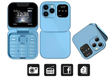 Foldable Dual SIM Feature Phone With Camera