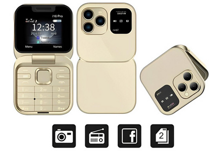 Foldable Dual SIM Feature Phone With Camera