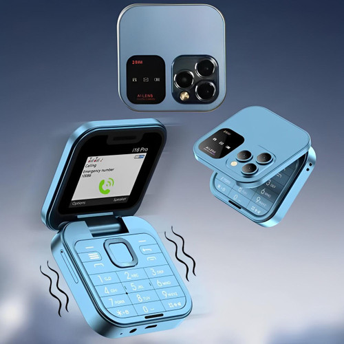 Foldable Dual SIM Feature Phone With Camera