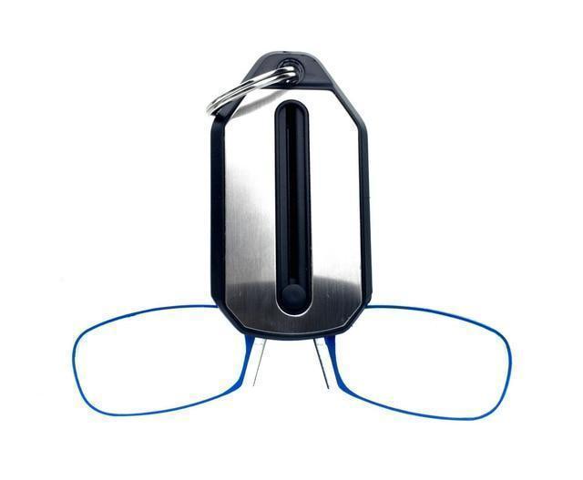 Foldable Keychain Reading Glasses with Protective Case