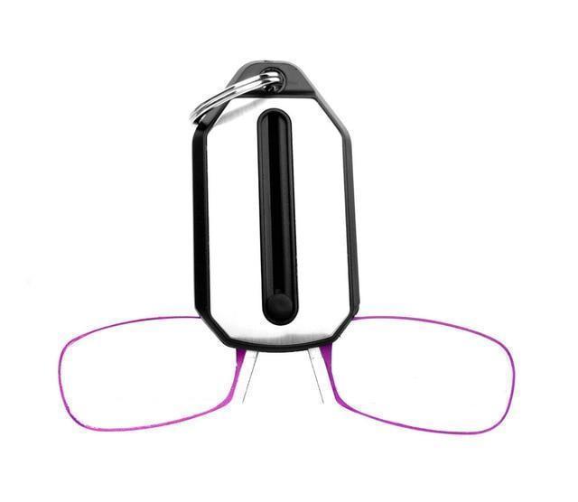 Foldable Keychain Reading Glasses with Protective Case