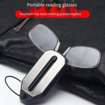 Foldable Keychain Reading Glasses with Protective Case