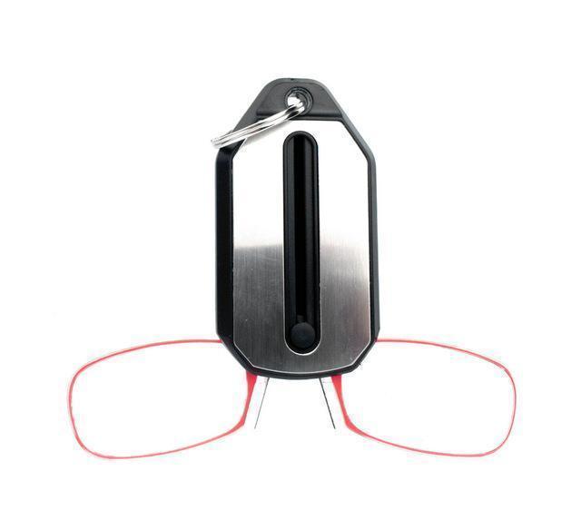 Foldable Keychain Reading Glasses with Protective Case