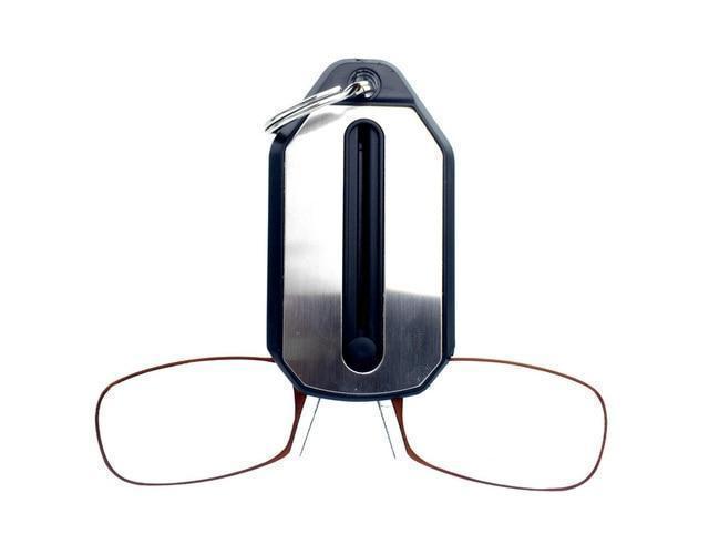 Foldable Keychain Reading Glasses with Protective Case