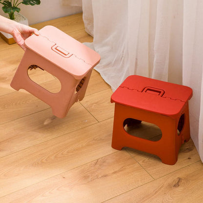 Foldable Plastic Step Stool with Carry Handle