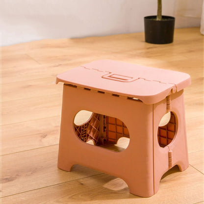 Foldable Plastic Step Stool with Carry Handle