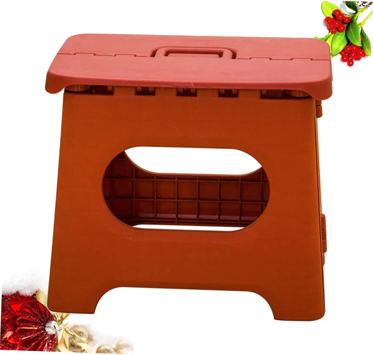 Foldable Plastic Step Stool with Carry Handle