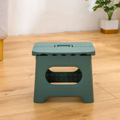 Foldable Plastic Step Stool with Carry Handle