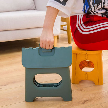 Foldable Plastic Step Stool with Carry Handle
