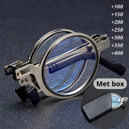 Foldable Reading Glasses with Compact Storage Case