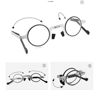 Foldable Reading Glasses with Compact Storage Case