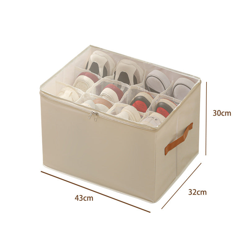 Foldable Shoe Organizer Storage Box for Closet