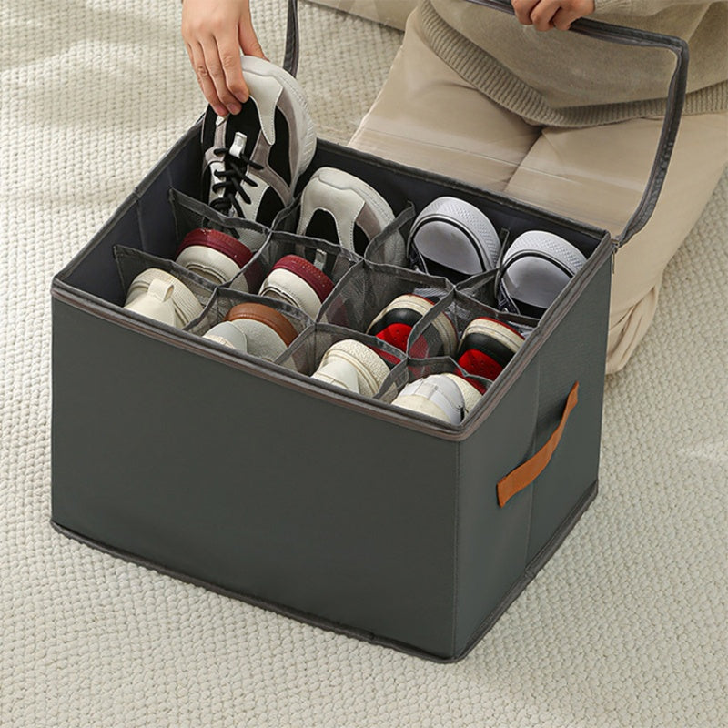 Foldable Shoe Organizer Storage Box for Closet