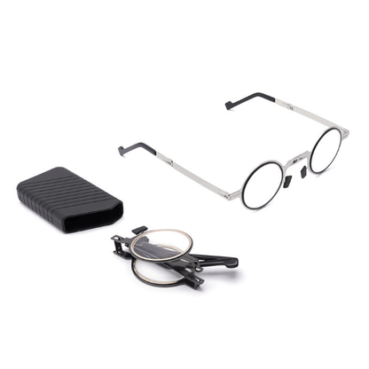 Foldable Titanium Reading Glasses with Blue Light Filter