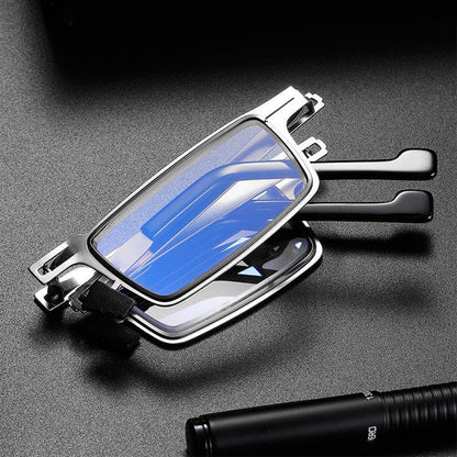 Foldable Titanium Reading Glasses with Blue Light Filter