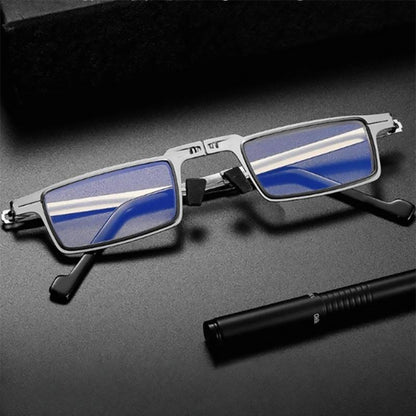Foldable Titanium Reading Glasses with Blue Light Filter