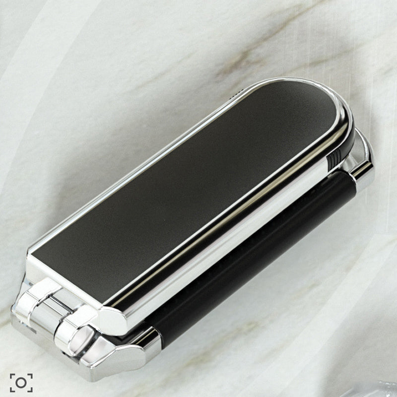 Foldable Travel Hair Brush with Mirror Compact Styling Brush