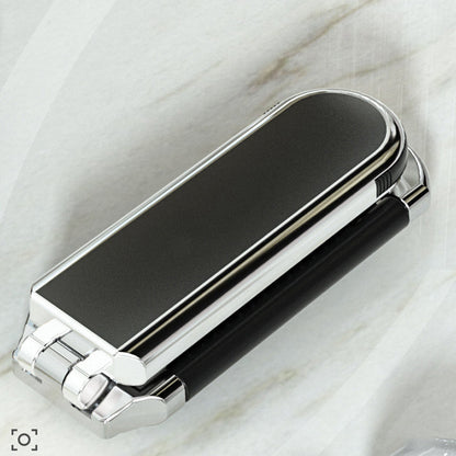 Foldable Travel Hair Brush with Mirror Compact Styling Brush