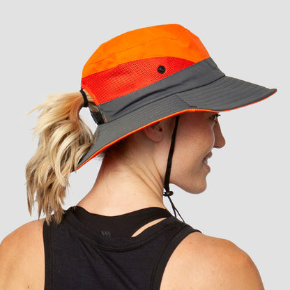 Foldable UV Protection Sun Hat with Ponytail Opening