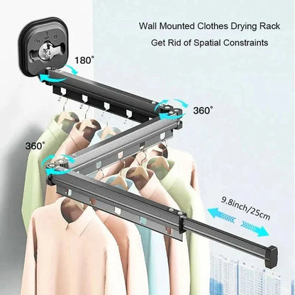 Foldable Wall Mounted Clothes Drying Rack