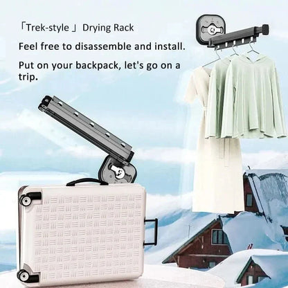 Foldable Wall Mounted Clothes Drying Rack