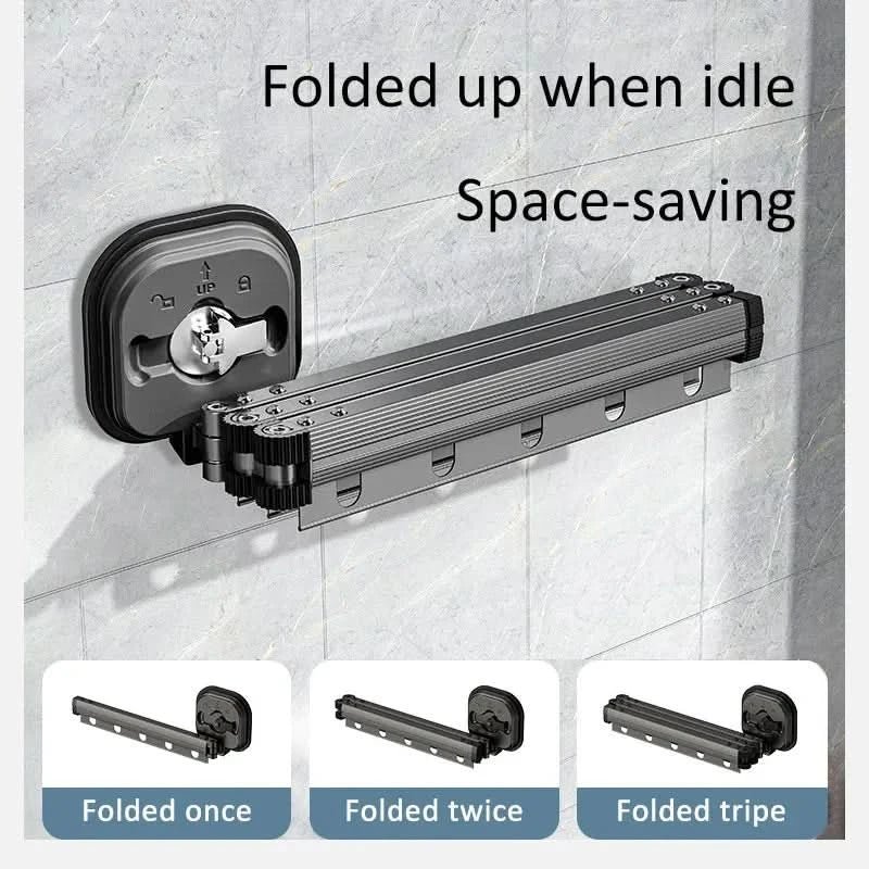 Foldable Wall Mounted Clothes Drying Rack