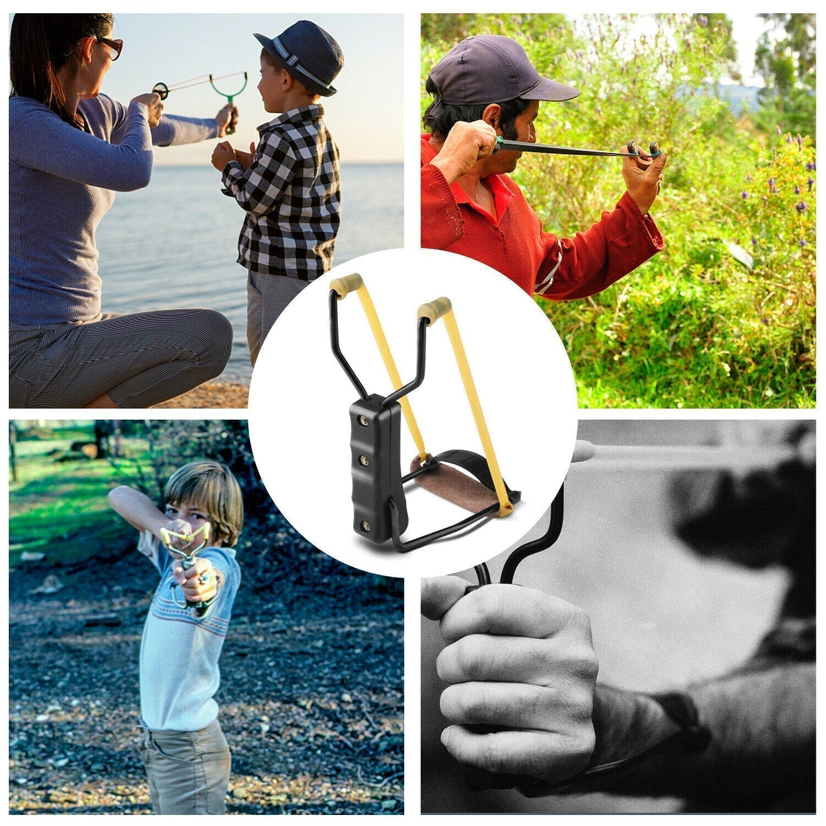 Foldable Wrist Supported Slingshot