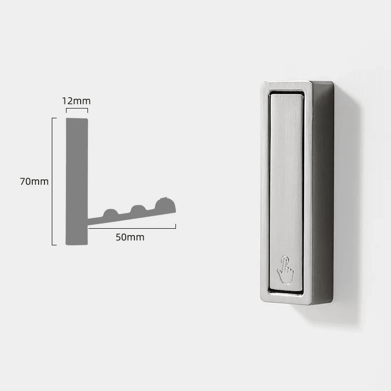 Folding Metal Wall Hooks for Coats Bags and Towels