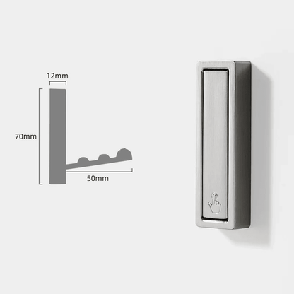 Folding Metal Wall Hooks for Coats Bags and Towels