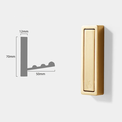 Folding Metal Wall Hooks for Coats Bags and Towels