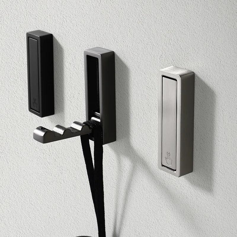 Folding Metal Wall Hooks for Coats Bags and Towels
