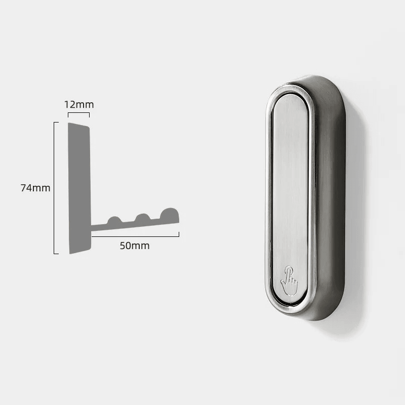 Folding Metal Wall Hooks for Coats Bags and Towels