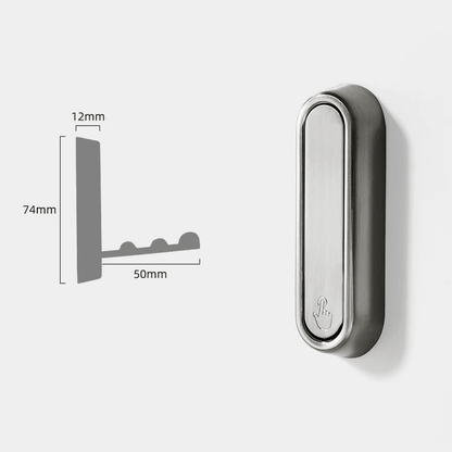 Folding Metal Wall Hooks for Coats Bags and Towels