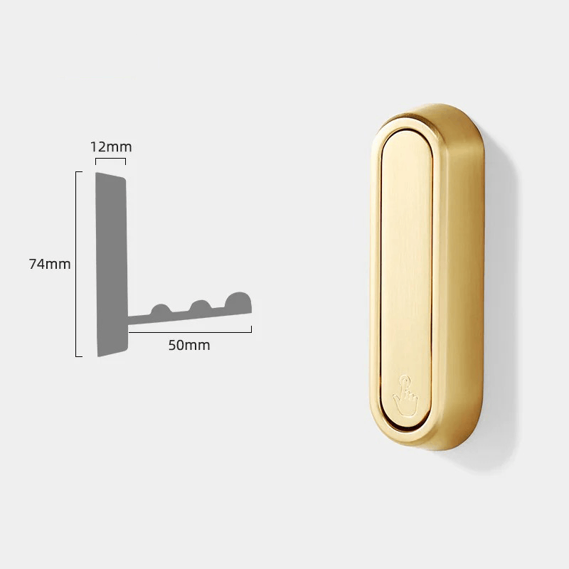 Folding Metal Wall Hooks for Coats Bags and Towels