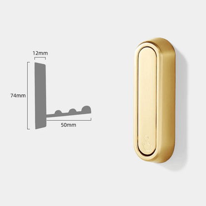 Folding Metal Wall Hooks for Coats Bags and Towels