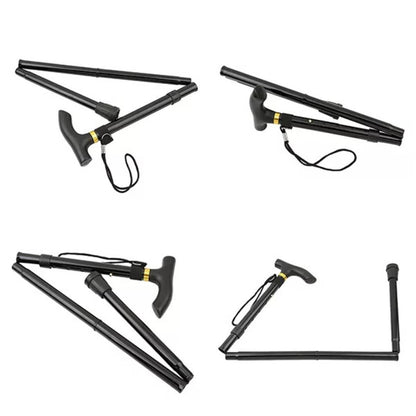 Folding Telescopic Walking Cane with Ergonomic Handle