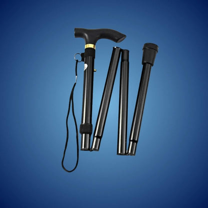 Folding Telescopic Walking Cane with Ergonomic Handle